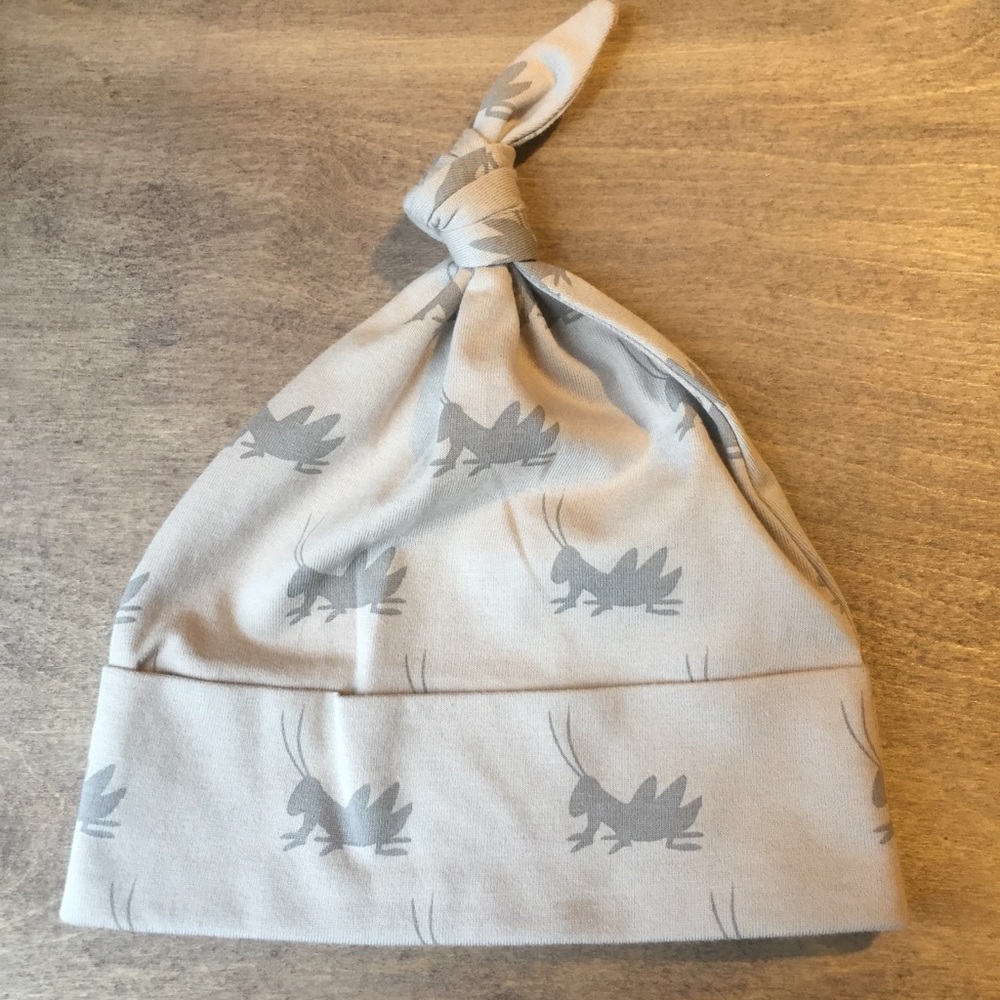 Kate Quinn Organic knit hat - Grey Grasshopper